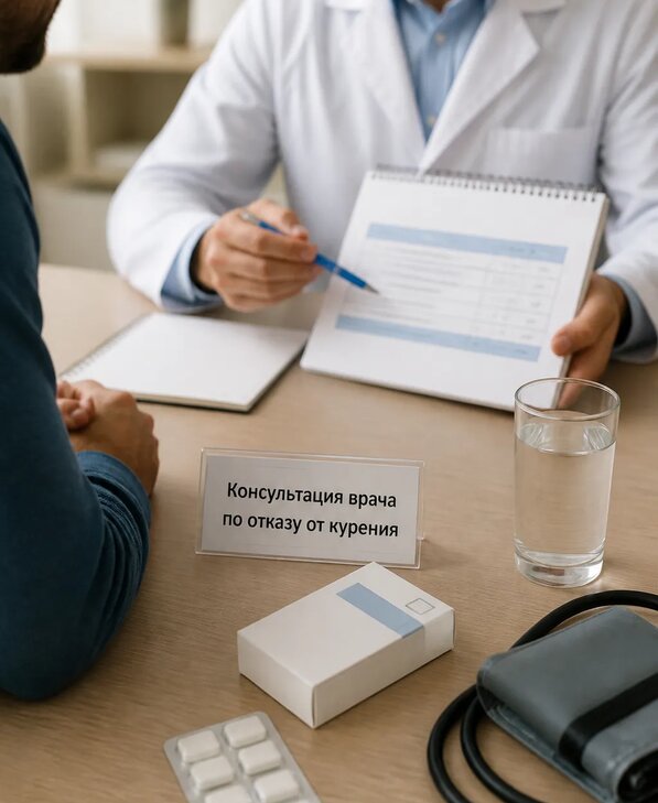 Консультация врача по отказу от курения для взрослых в Челябинске